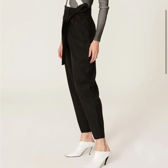 NONchalent Black Piper Pants Barrel Leg XS - Picture 3 of 6